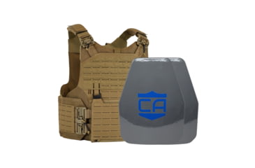 Image of Caliber Armor UHMWPE Maritime NIJ III w/ M.O.D. Complete Plate Carrier Package - Set of 2