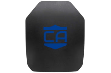 Image of Caliber Armor AR550 III+ Multi-Curve Steel Body Armor, SAPI Style, Black, 10'' X 12'', 19-AR550-1012S