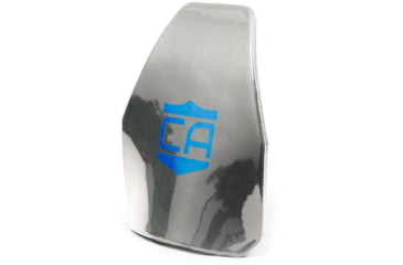 Image of Caliber Armor AR550 III+ Multi-Curve Steel Body Armor w/ PolyShield Spall Coat, Caliber Gray, 8 X 10, 19-AR550-0810-SPC