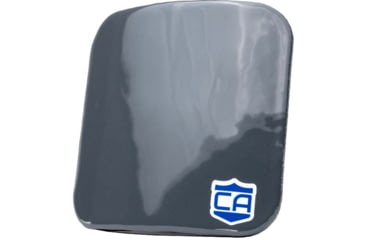 Image of Caliber Armor AR550 III+ Steel Body Armor Side Plates, Single Plate, Spall Coating, Caliber Gray, 6'' X 6'', 19-AR550-66-SPC