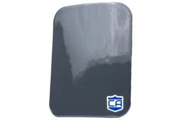 Image of Caliber Armor AR550 III+ Steel Body Armor Side Plates, Single Plate, Spall Coating, Caliber Gray, 6'' X 8'', 19-AR550-68-SPC