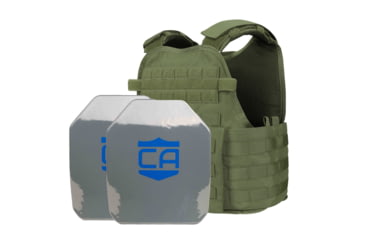 Image of Caliber Armor AR550 III+ w/PolyShield&amp;Condor MOPC Complete Plate Carrier Package