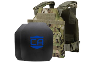 Image of Caliber Armor AR550 Level III+ Active Shooter Response Package, SAPI Cut, Scorpion OCP, Medium/Extra Large, 19-AR550-ASRP-SAPI-OCP