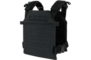 Image of Caliber Armor AR550 Level III+ Active Shooter Response Package w/ PolyShield Spall Coat, Shooters Cut, Black, Medium/Large, 19-AR550-ASRP-SPC-BK
