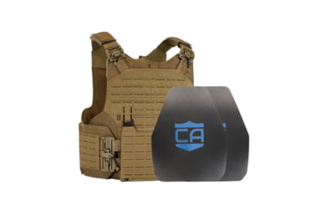 Image of Caliber Armor AR550 w/ M.O.D. NIJ III+ Complete Plate Carrier Package - Set of 2