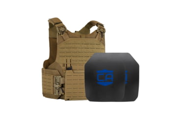 Image of Caliber Armor AR550 w/ M.O.D. NIJ III+ Complete Plate Carrier Package - Set of 2