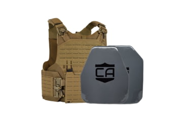Image of Caliber Armor AV2 Package NIJ III+/RF2 M.O.D. Complete Plate Carrier Package