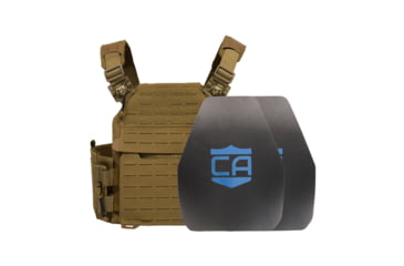 Image of Caliber Armor AR550 NIJ III+ Recon Complete Plate Carrier Package - Set of 2