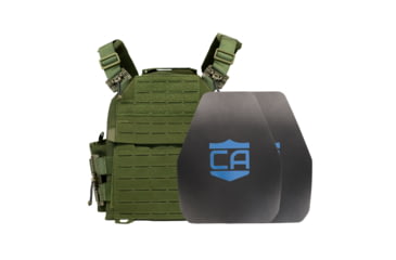 Image of Caliber Armor AR550 NIJ III+ Recon Complete Plate Carrier Package - Set of 2
