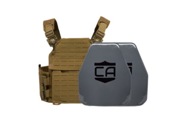 Image of Caliber Armor AV2 NIJ III+/RF2 Recon Complete Plate Carrier Package - Set of 2