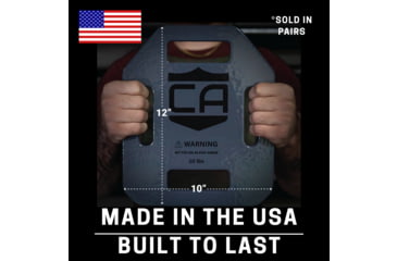 Image of Caliber Armor Caliber Weighted Training Plates - Pair of 7.5lb Plates