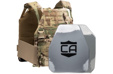 Image of Caliber Armor Caliber AV2 DV8 - RF2 Body Armor Package, Shooters Cut Front and SAPI Back, MultiCam, 10 x 12, 19-MC