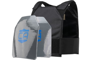Image of Caliber Armor Caliber HX IIIA Hard Armor Gray Man Concealable Complete Plate Carrier Package