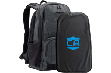 Image of Caliber Armor CaliberX Vertx IIIA Backpack Combo, Heather Black, 18'' X 10.5'', 19-CALX-VERTX-RP-HB