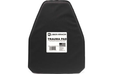 Image of Caliber Armor Extreme Impact Trauma Pad Shooters Cut Non-Ballistic, Black, 8'' X 10'', 19-TRAUMAPAD-0810-SC
