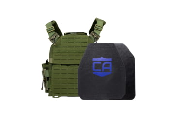 Image of Caliber Armor UHMWPE Maritime NIJ III Recon Complete Plate Carrier Package