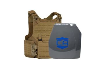 Image of Caliber Armor UHMWPE Maritime NIJ III w/ M.O.D. Complete Plate Carrier Package