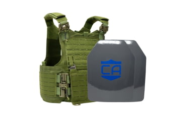Image of Caliber Armor UHMWPE Maritime NIJ III w/ M.O.D. Complete Plate Carrier Package - Set of 2