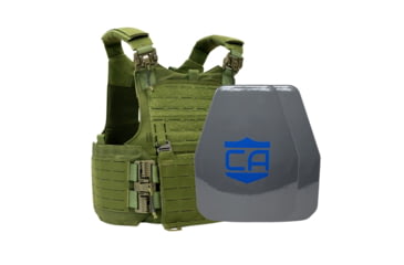 Image of Caliber Armor UHMWPE Maritime NIJ III w/ M.O.D. Complete Plate Carrier Package - Set of 2