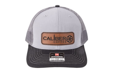 Image of Caliber Coffee Company "Blackout" Square-Cut Richardson Trucker, blackout-square-cut-richardson-trucker