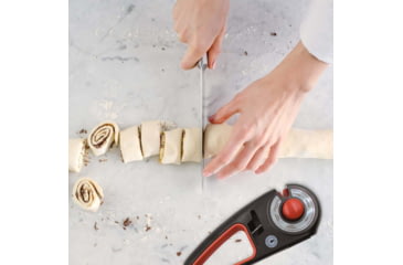 Image of Caliber Gourmet Adjustable Knife Sharpener, 9.5in x 2.3in x 3.5in, Black/Red ABS &amp; TPE Body, CBG-KS-1