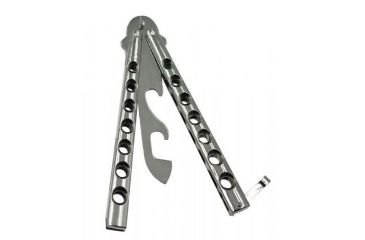 Image of Caliber Gourmet Butterfly Bottle &amp; Can Opener, Grey CBG-1001-GM