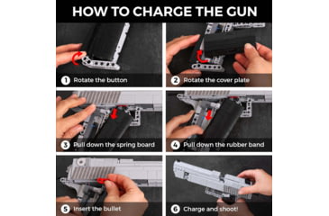 Image of Caliber Gourmet Caliber Building Block Hand Gun - CBG-BB-4
