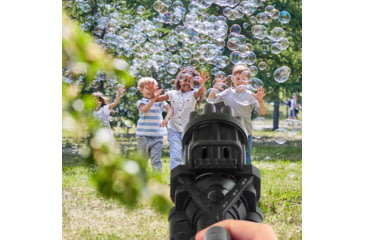 Image of Caliber Gourmet Gatling Gun Bubble Maker, Black, CBG-BGUN