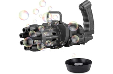 Image of Caliber Gourmet Gatling Gun Bubble Maker, Black, CBG-BGUN
