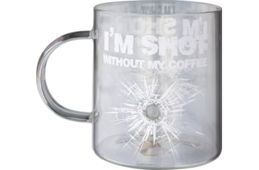 Image of Caliber Gourmet Glass Coffee Mug, 18.5oz, CBG-MGLASS