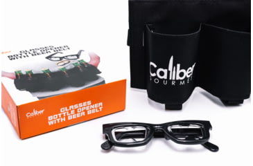 Image of Caliber Gourmet Glasses Bottle Opener w/Beer Belt, CBG-1052