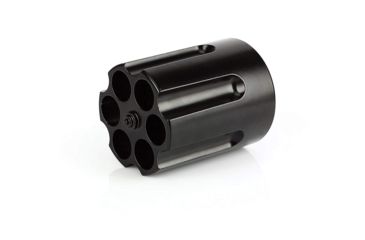 Image of Caliber Gourmet Revolver Cylinder Pen Holder, Black, 2.75 x 2.75 x 3.50 in CBG-1007-BK