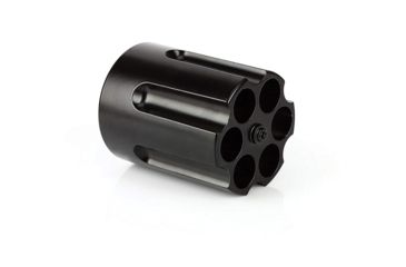 Image of Caliber Gourmet Revolver Cylinder Pen Holder, Black, 2.75 x 2.75 x 3.50 in CBG-1007-BK
