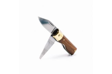 Image of Caliber Gourmet Rosewood Bullet Knife, Brass Handle, Wood, Brass, 2.5 x .5 in CBG-1041