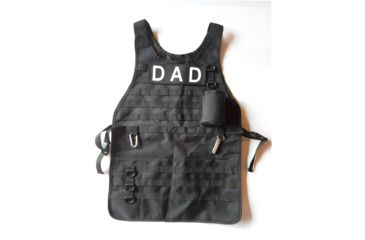Image of Tactical BBQ Apron With Carabiner and Bottle Opener