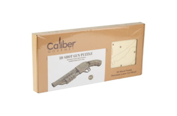 Image of Caliber Gourmet Wood Shotgun Puzzle, Brown, CBG-PZ-05SG