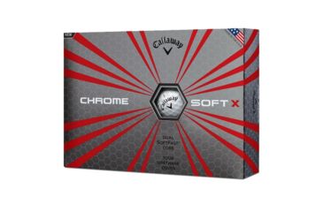 Image of Callaway 2017 Chrome Soft X Golf Balls - One Dozen, White 1108853