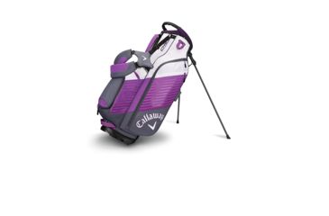 Image of Callaway Golf 2017 Chev Stand Bag, Titanium/Purple/White 1108825