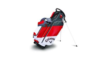 Image of Callaway Golf 2017 Chev Stand Bag, White/Red/Titanium 1108828