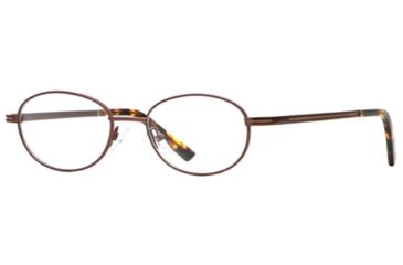 Image of Calligraphy Collections Clancy SESC CLAN00 Progressive Prescription Eyeglasses - Brown SESC CLAN004845 BN