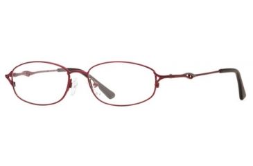 Image of Calligraphy Collections Woolf SESC WOOL00 Progressive Prescription Eyeglasses - Burgundy SESC WOOL005235 BUR