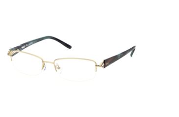 Image of Calligraphy Collections DYC-1010 SESC 101000 Eyeglass Frames - Col1 - Gold SESC 1010005335 GO