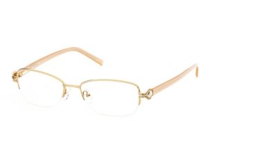 Image of Calligraphy Collections F-366 SESC F36600 Eyeglass Frames - Col2 - Light Gold SESC F366005235 GOL
