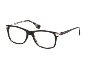 Image of Calligraphy Collections F-369 SESC F36900 Eyeglass Frames - Col3 - Demi Black SESC F369005235 BKD