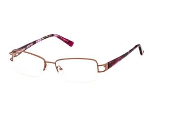Image of Calligraphy Collections F-373 SESC F37300 Eyeglass Frames - Col4 - Shiny Rose SESC F373005335 RO