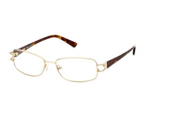 Image of Calligraphy Collections F-374 SESC F37400 Eyeglass Frames - Col1 - Shiny Gold SESC F374005335 GO