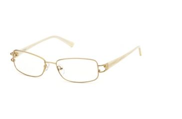 Image of Calligraphy Collections F-374 SESC F37400 Eyeglass Frames - Col2 - Shiny Gold/pearl SESC F374005335 WH