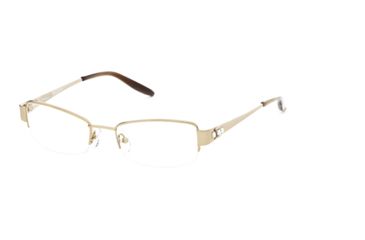 Image of Calligraphy Collections F-387 SESC F38700 Single Vision Prescription Eyeglasses - Col1 - Gold SESC F387004935 GO