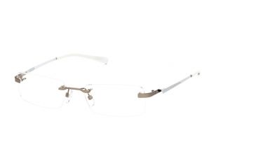 Image of Calligraphy Collections F-390 SESC F39000 Single Vision Prescription Eyeglasses - Col3 - White SESC F390005435 WH