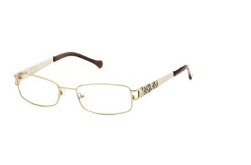 Image of Calligraphy Collections F-395 SESC F39500 Progressive Prescription Eyeglasses - Col1 - Gold SESC F395005135 GO